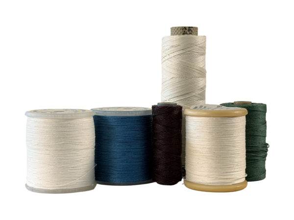 A spool of bookbinding thread.